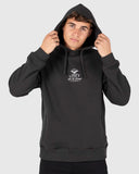 Unit Mens Fleece - Hoodie - Concord - Washed Black