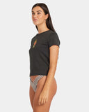 Volcom Have a Clue Womens Tee - Vintage Black