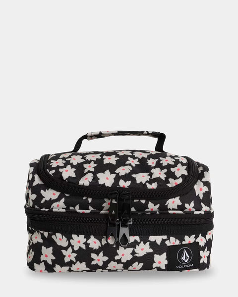 Volcom Patch Attack Lunch Box - Black White – Point Break NZ | Surf ...