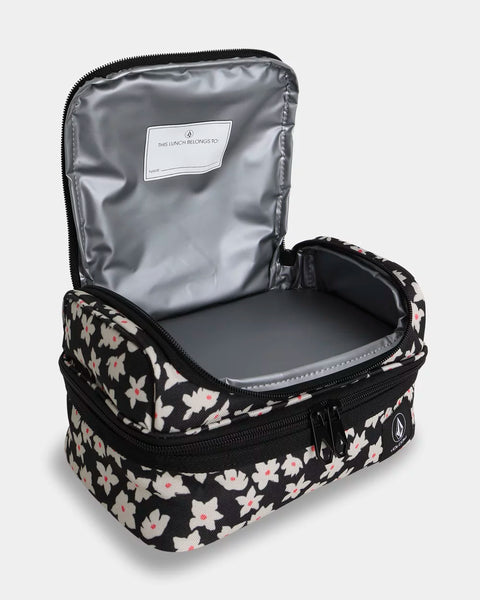 Volcom Patch Attack Lunch Box - Black White – Point Break NZ | Surf ...