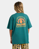 Volcom Boys Solstice BSC Short Sleeve Tee - Rifle Green