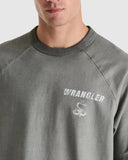 Wrangler Tour Box Raglan Tee - Burnout Grey