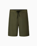 Hurley Phantom Staple Boardshort in Ivy Green front view showing the tailored fixed waistband structured performance swim short profile functional drawcord closures and clean coastal activewear lines, sold by Point Break Cambridge local family surf shop at 63 Duke street.