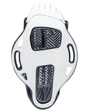 Hyperlite Team OT Wakeboard Bindings 2027 side profile view highlighting the low profile universal 6 inch mounting chassis architecture and flexible mid flex zone lines, sold by Point Break Cambridge local family surf shop at 63 Duke street.