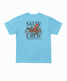 Salty Crew Ink Slinger Toddler Tee - Sky Blue