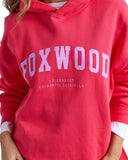 Foxwood Interval Hoodie. - Raspberry / Neon Lilac