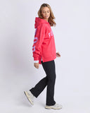 Foxwood Interval Hoodie. - Raspberry / Neon Lilac