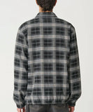 XLARGE Blended Check Zip Jacket - Black