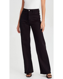 Junkfood Ruby May Straight to Wide Leg - Black