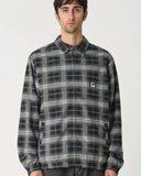 XLARGE Blended Check Zip Jacket - Black