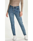 Junkfood Kailey Straight Leg Jean - Dark Blue