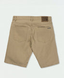 Volcom Modown Canvas 5 Pocket Mens Short - Khaki