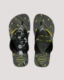 Havaianas Kids Max Heroes Jandal - Black Yellow