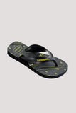 Havaianas Kids Max Heroes Jandal - Black Yellow