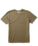 Vissla Glass On Glass Off Organic Blend SS Tee- Dark Khaki