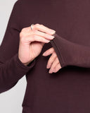 Knewe Label Hero Top - Raisin