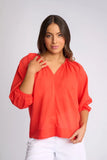 Knewe Label Avery Top - Orange Soda