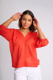 Knewe Label Avery Top - Orange Soda