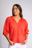 Knewe Label Avery Top - Orange Soda