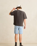 Rhythm Koa SS Rugby Polo - Charcoal