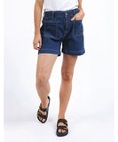 Elm Lennox Denim Shorts - Dark Blue Wash