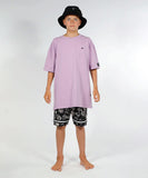 Hello Stranger Logo Box Tee - Light Purple