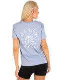 Unit Ladies Tees - Lotus - Light Blue