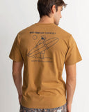 Rhythm Lull Short Sleeve T-Shirt - Camel