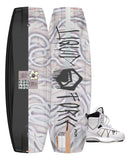 Combo Deal - 130cm Liquid Force ME Wakeboard/ Toa6X 6-8 White Binding