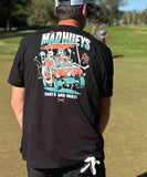 The Mad Hueys Carts And Darts Tee - Black