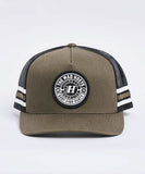 The Mad Hueys Hueys Good Life Twill Trucker Cap - Olive