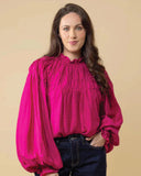 Charlo Jontee Long Sleeve Top - Pink