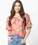 Seeking Lola Magnificant Top - Canvas Bloom