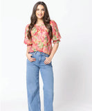 Seeking Lola Magnificant Top - Canvas Bloom