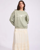 Rhythm Melia Crew Neck Fleece - Palm