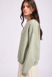 Rhythm Melia Crew Neck Fleece - Palm