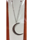 Silver Moon Necklace