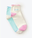 Rip Curl Mixed Socks 2Pk - Girls - Multico
