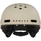 Front view of the Oakley ST1 certified skate and bike helmet in Matte Sand showing the sleek low-profile shell.