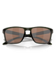 Oakley Sylas Sunglasses in Olive Ink translucent green front view showing the lightweight classic lifestyle frame layout comfortable bridge architecture and premium contrast-enhancing Prizm Tungsten lenses, sold by Point Break Cambridge local family surf shop at 63 Duke street.