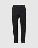 Oakley Take Pro Redux Pant in Pitch Black front view showing the structured waistline button closure and straight leg fit, sold by Point Break Cambridge local family surf shop at 63 Duke street.