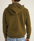 Rhythm Panel Fleece Hood - Military Olive