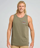 The Mad Hueys Kraken Port Hole Tank - Olive