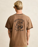 Rhythm Peace Sun Ringer Vintage SS T-Shirt - Oak