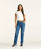 Wrangler Mid Tori Womens Jeans - 5 Year Fade