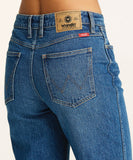 Wrangler Mid Tori Womens Jeans - 5 Year Fade