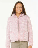 Rip Curl Dark n Stormy Zip Through - Girl - Pink