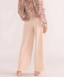 Mink Pink Dahlia Denim Panel Jeans - Light Pink