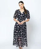 Seeking Lola Skillful SS Midi Dress - Colourful Bloom