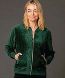 Mi Moso Quilted Bomber - Green